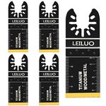 5 PC Titanium Oscillating Multitool Blades LEILUO Oscillating Tool Blades for Hard Material Metal Nails Wood Plastic Oscillating Saw Blade fit Dewalt Rockwell Milwaukee Makita Ryobi Bosch