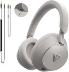 DOQAUS DJ Headphones Professional Wired Studio Monitor Headphones Over Ear for Music Recording and Mixing 50mm Drivers Stereo Headset with Dual Jack for Electric Guitar Keyboard Piano Laptop