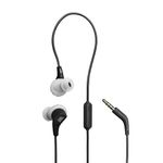JBL Endurance Run 3 Wired - in-Ear Headphones Designed for Sport, IP65 dustproof and Water-Resistant, JBL Pure Bass Sound - Black/Grey