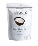 Purified Alum Powder (phitkari) by mi Nature | 227g(8 oz) (0.5 lb) | Pure & Natural Alum Powder | Nothing Added