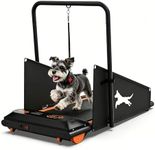 Dog Treadmill for Small Medium Dogs, Indoor Dog Running Machine, 35.85"x14.18" Non-Slip Running Belt, 0.5-4.0 MPH Adjustable Speed, 220 LBS Weight Capacity, LCD Display, Daily Home Pet Exercise