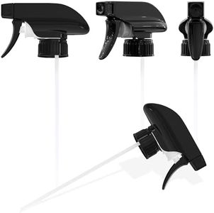 4 Pcs Spray Nozzle for Bottles - Spray Bottle Tops Replacement, Durable Plastic, Adjustable Length, 2 Spray Modes, Fits 8 Oz and 16 Oz Bottles, Good Sealable Fit for Home and Garden Use