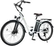 isinwheel U2 Electric Bike for Adults, 26" 750W Peak Ebike Upto 90km & 32km/h, 13Ah Removable Battery, Electric Bicycle with 35-Speed, Dual Suspension & LCD Display for City Commuting Trail