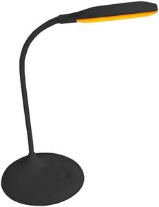 Hooga Desk Lamp, Blue Light Blocking, 3 Color Modes, 1600K Amber, Red, 4000K Full-Spectrum White Light. Office Lamp. Dimmable Reading Lamp. Reduces Eye Strain. Rechargeable. Circadian Rhythm Friendly.