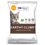 PetCrux Earthy Clump Scented Cat Litter Sand, Orange Fragrance, Natural Bentonite Clay, Superior Odour Control, Dust Free Scoopable, Keeps Cats and Pets Clean, 20kg