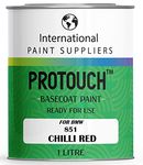 PROTOUCH FOR BMW 851 CHILLI RED BASECOAT RFU READY FOR USE THINNED CAR PAINT 1L TIN