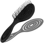 CHIARA AMBRA Bio Friendly Detangling Hair Brush for Women, Men & Children - Hair Straightening Brushes for Straight, Curly & Wet Hair - No Tugging Detangler - Vegan Vent Hairbrush – Black