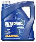 Mannol Outboard Marine Two-Stroke Engine Oil API TD NMMA TC-W3, 4 litres