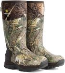 Trudave Hunting Boots for Men - 6mm Neoprene Camo Insulated And Waterproof Rubber Boots with Steel Shank