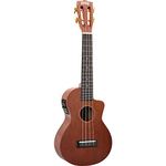 Mahalo Java Series Concert Ukulele Cutaway Electronics Trans brown With Padded Bag MJ2CE TBR