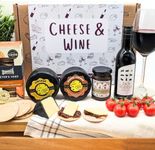 Cheese, Red Wine, Crackers and Chut