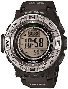 Casio Men's PRW-3500-1CR Atomic Resin Digital Watch