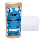 Leef Absorbent Pure Cotton Roll for Baby care | Cometic & Skincare Use | Soft Cotton for cleaning Wound's | Art & Craft's | Medical Use (500gm)