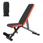 Weight Bench Adjustable Workout Bench Full Body Weight Training Bench Utility Incline Decline Bench for Home Gym