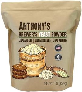 Anthony's Brewer's Yeast, 1 lb, Made in USA, Gluten Free, For Lactation Support, Unflavored, Unsweetened