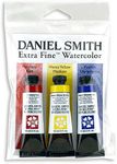 DANIEL SMITH Extra Fine Primary Watercolor Set, 3 Tubes, 15ml