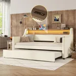 Bellemave Twin Size Daybed with Tru