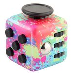 Yeefunjoy Fidget Toy Cube Toy Sensory Toy With 6 Different Functions Stress Anxiety Relief Toy Killing Time Finger Toy Office Classroom Toy Gift for Adults And Children (Colour)