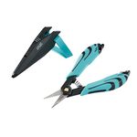 C.JET TOOL Precision Braided Fiber Optic Scissors, Wire Kevlar Cutter, Fiber Optic Tools for Optic Cable, Kevlar Fabric, Braided Fishing Line, Gardening, Carton Opening, Ergonomic Handle Design