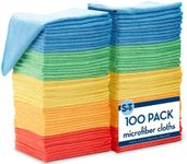 S&T INC. 100 Pack Microfiber Cleani