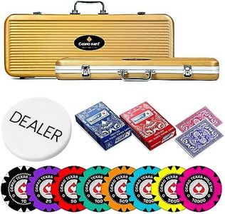 CASINO KART Copag Texas Casino Poker Chips Comes with The Set of 300 & 500 Pieces, Clay, 40 MM, 14gms, for All Games Poker Teen 3 Patti Roulette Flush Blackjack Rummy (300 Chips)