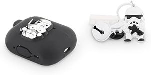 XMBYGY Airpods Pro 2nd Generation Case Cover with Doll and Keychain, Cute Skin Design Silicone Charging Case Protective Cover Accessories Compatible for Airpods pro 2 Case 2022 (Stormtrooper)