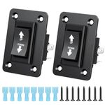 Linkstyle UP Down Momentary Reverse Switch, 30A DPDT Polarity Reversing Switch for 5th Wheel Tongue Trailer stabilizer 2pcs