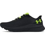 Under Armour Men's HOVR Turbulence 2 Wide Running Shoe, (003) Black/Black/High Vis Yellow, 8.5