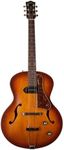 Godin 5th Avenue Kingpin P90 Jazz-Style Acoustic Electric Guitar Bundle , Cognac Burst