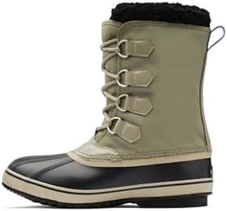 Sorel Men's 1964 Pac Nylon Waterproof Snow Boots, Sage Dark Moss, 9 AU