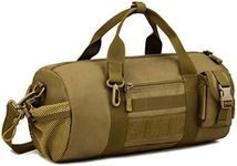 HUNTVP Tactical Duffle MOLLE Handbag Gear Military Travel Carry On Shoulder Bag Small Valise