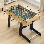 IDEALHOUSE 48 Inch Foldable Foosball Table Game Room Size, Soccer Table Game for Kids and Adults, Arcade Table for Home, Indoor Game Room Sport, Easy Assembly