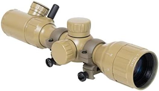 Monstrum Tactical 2-7x32 AO Rifle Scope with Illuminated Range Finder Reticle (Flat Dark Earth)