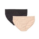 ExOfficio Womens Give-n-go Bikini Brief, Black/Buff, Small