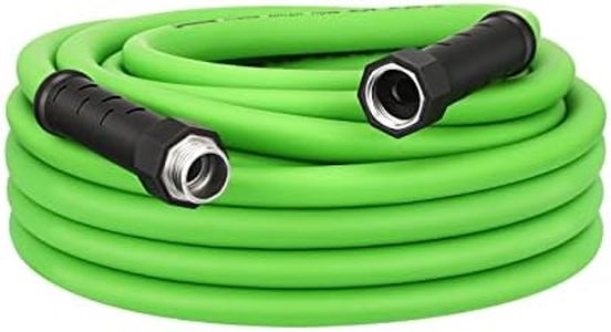 DEWENWILS Garden Hose 25 ft x 5/8", Water Hose with Swivel Handle, Heavy Duty, Lightweight, Flexible Hose for Plants, Car, Yard, 3/4 Inch Solid Fittings, Drinking Water Safe
