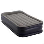 Intex Twin Deluxe Air Mattress with Fibre Tech RP - Inflated Size: 99 x 191 x 42 cm (64132), Black