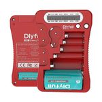 Dlyfull Battery Tester, LCD Display Universal Battery Checker for AA AAA C D 9V CR2032 CR123A CR2 CRV3 2CR5 CRP2 1.5V/3V Button Cell Batteries, 1x AAA Batteries Included