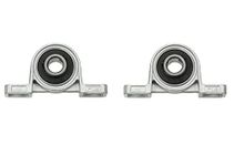 KP08 8mm Bore Diameter Rail Mount Bore Ball Bearing Block Mounted Pillow Insert Bearing (2pcs)