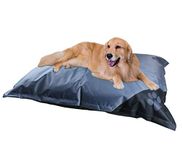 CnA Stores - Waterproof Pet Bed For Dogs - Non-Slip Fabric - Easy Care Wipe Clean - COVER ONLY - 89cm x 64cm (Grey Cover Only)