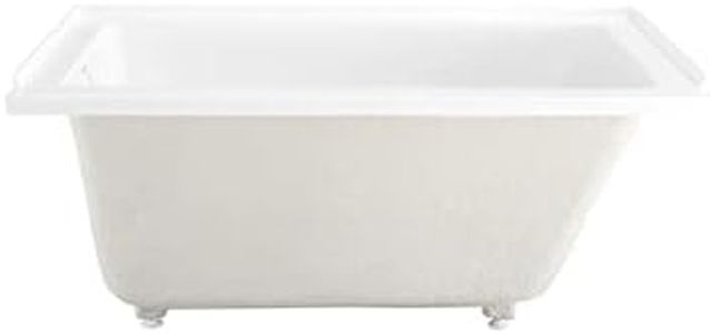 Swiss Madison Well Made Forever SM-AB562, Voltaire 54 in x 30 in Acrylic Glossy White, Alcove, Integral Left-Hand Drain, Bathtub