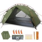 Night Cat Backpacking Tents 2 Persons Easy Setup Camping Tent with Separated Rainfly Aluminium Pole Double Layers Two Doors Waterproof Lightweight Compact 7.2x4.6ft