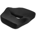 Taylor & Brown® Memory Foam Orthopedic Seat Cushion for Relieving Back, Sciatica,Tailbone Pain,Suitable for Office Chairs, Kitchen Chairs, Couches, Car Seats