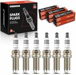 A-Premium Iridium Platinum Spark Plugs Compatible with Honda Accord & Jeep Grand Cherokee & Dodge Grand Caravan & Kia Sorento & Hyundai Santa Fe & Chrysler Town & Country & Acura RDX, Pack of 6