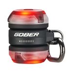 OLIGHT Gober Kit Safety Light with Clip, 4 Colours Light and 4 Lighting Modes LED Flash Wanning Beacon, SOS Signal Lights for Dog Walking, Running, Camping, Hiking, Cycling, Stroller at Night(Black)