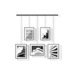 Umbra Exhibit Multi Picture Frame Photo Display, Black