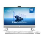 Dell 27 All-in-One Desktop ec27250-27-inch FHD (1920 x 1080) Display, Intel Core 5 Processor 120U, Intel Graphics, 16GB DDR5 RAM, 512GB SSD, Windows 11 Home, Onsite Service - White