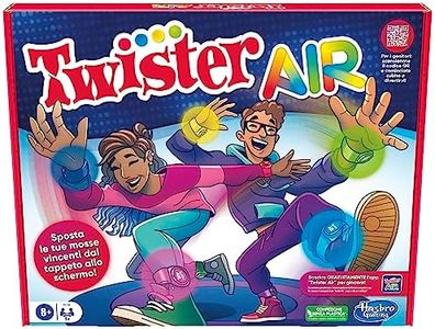 Gioco Twister Air, gioco Twister con app per realtà aumentata, si collega a dispositivi smart, giochi attivi per feste, dagli 8 anni in su