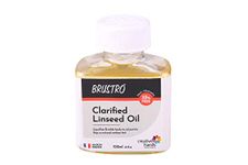 Brustro Professional Clarified Linseed Oil 100ml (75ml + 25ml Free)