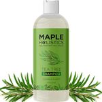 Vegan Tea Tree Oil Shampoo - Herbal Clarifying Shampoo for Buildup with Rosemary and Tea Tree Essential Oils for All Hair Types - Silicone Paraben and Sulfate Free Shampoo