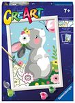 Ravensburger CreArt Beautiful Bunny Paint By Numbers Kits for Children & Adults Ages 7 Years Up - Kids Craft Set